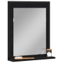 Espejo de baño Negro Roble 50x12x60 cm Madera elaborada de , Tocadores de baño - Ref: Foro24-862222, Precio: 45,08 €, Descuen...