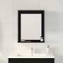 Espejo de baño Negro Roble 50x12x60 cm Madera elaborada de , Tocadores de baño - Ref: Foro24-862222, Precio: 45,08 €, Descuen...