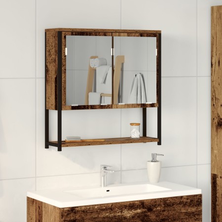 Espejo de Baño con Armario de Madera Vieja 60x16x60 cm de Madera de Ingenier de , Tocadores de baño - Ref: Foro24-862223, Pre...
