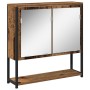 Espejo de Baño con Armario de Madera Vieja 60x16x60 cm de Madera de Ingenier de , Tocadores de baño - Ref: Foro24-862223, Pre...