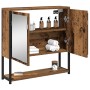 Espejo de Baño con Armario de Madera Vieja 60x16x60 cm de Madera de Ingenier de , Tocadores de baño - Ref: Foro24-862223, Pre...