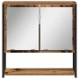 Espejo de Baño con Armario de Madera Vieja 60x16x60 cm de Madera de Ingenier de , Tocadores de baño - Ref: Foro24-862223, Pre...