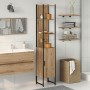 Armario de baño de roble artesanal 33x33x185,5 cm de madera elaborada de , Tocadores de baño - Ref: Foro24-862239, Precio: 80...