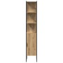 Armario de baño de roble artesanal 33x33x185,5 cm de madera elaborada de , Tocadores de baño - Ref: Foro24-862239, Precio: 80...