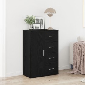 Aparador Negro de Roble 60x31x84 cm Madera Elaborada de , Aparadores - Ref: Foro24-862266, Precio: 100,81 €, Descuento: %