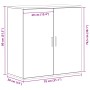 Aparador de Madera Vieja 79x38x80 cm Madera Ingenierizada | Foro24.es | Tu tienda online para hogar, jardín y más Foro24.es