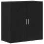 Bufé Roble Negro 79x38x80 cm Madera Sólida de , Aparadores - Ref: Foro24-862269, Precio: 95,28 €, Descuento: %
