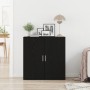 Bufé Roble Negro 79x38x80 cm Madera Sólida de , Aparadores - Ref: Foro24-862269, Precio: 95,28 €, Descuento: %