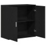 Bufé Roble Negro 79x38x80 cm Madera Sólida de , Aparadores - Ref: Foro24-862269, Precio: 95,28 €, Descuento: %