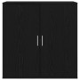 Bufé Roble Negro 79x38x80 cm Madera Sólida de , Aparadores - Ref: Foro24-862269, Precio: 95,28 €, Descuento: %