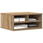Soporte para Impresora Roble Ahumado 49x40x22.5 cm Madera Elaborada de , Soportes para impresoras - Ref: Foro24-862271, Preci...