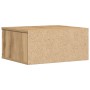 Soporte para Impresora Roble Ahumado 49x40x22.5 cm Madera Elaborada de , Soportes para impresoras - Ref: Foro24-862271, Preci...