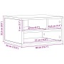 Soporte para impresora de madera antigua 40x32x22,5 cm de madera de ingeniería de , Soportes para impresoras - Ref: Foro24-86...