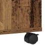 Soporte para Impresora con Ruedas Madera Antigua 41x32x33,5 cm de , Soportes para impresoras - Ref: Foro24-862276, Precio: 41...