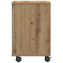 Soporte para Impresora con Ruedas Roble Artisan 41x32x48 cm de , Soportes para impresoras - Ref: Foro24-862280, Precio: 49,11...