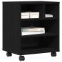 Soporte para Impresora con Ruedas Roble Artesanal 41x32x48 cm de , Soportes para impresoras - Ref: Foro24-862281, Precio: 51,...