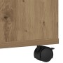 Soporte para Impresora con Ruedas Roble Artisan 41x32x48 cm de , Soportes para impresoras - Ref: Foro24-862280, Precio: 49,11...