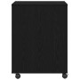 Soporte de impresora con ruedas de roble negro 60x50x67 cm de , Soportes para impresoras - Ref: Foro24-862284, Precio: 99,79 ...