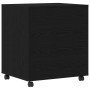 Soporte de impresora con ruedas de roble negro 60x50x67 cm de , Soportes para impresoras - Ref: Foro24-862284, Precio: 99,79 ...