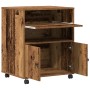 Carrito para Impresora con Ruedas Madera Vieja 60x48x74 cm de , Soportes para impresoras - Ref: Foro24-862285, Precio: 101,36...