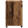 Carrito para Impresora con Ruedas Madera Vieja 60x48x74 cm de , Soportes para impresoras - Ref: Foro24-862285, Precio: 101,36...