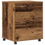 Carrito para Impresora con Ruedas Madera Vieja 60x48x74 cm de , Soportes para impresoras - Ref: Foro24-862285, Precio: 101,36...