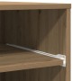 Soporte para impresora con ruedas Roble Artesanal 60x48x74 cm de , Soportes para impresoras - Ref: Foro24-862286, Precio: 101...