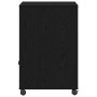 Soporte para Impresora con Ruedas de Madera Negra 60x48x74 cm de , Soportes para impresoras - Ref: Foro24-862287, Precio: 103...