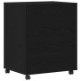 Soporte para Impresora con Ruedas de Madera Negra 60x48x74 cm de , Soportes para impresoras - Ref: Foro24-862287, Precio: 103...