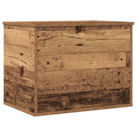 Caja de almacenamiento con tapa de madera antigua 60x42x46 cm de madera aglomerada de , Baúles de almacenamiento - Ref: Foro2...