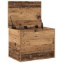 Caja de almacenamiento con tapa de madera antigua 60x42x46 cm de madera aglomerada de , Baúles de almacenamiento - Ref: Foro2...