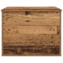 Caja de almacenamiento con tapa de madera antigua 60x42x46 cm de madera aglomerada de , Baúles de almacenamiento - Ref: Foro2...