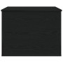 Caja de almacenamiento con tapa Madera negra 60x42x46 cm Madera de ingeniería de , Baúles de almacenamiento - Ref: Foro24-862...