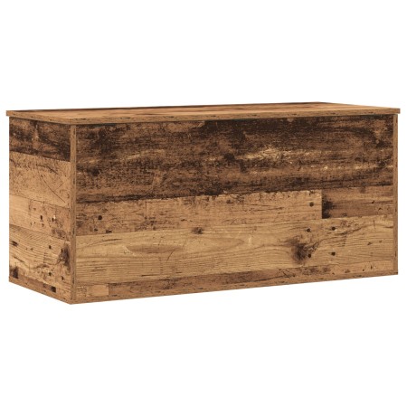 Caja de Almacenamiento con Tapa Madera Vieja 100x42x46 cm Madera Ingenierizada de , Baúles de almacenamiento - Ref: Foro24-86...