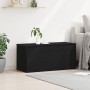 Caja de Almacenamiento con Tapa Madera Negro 100x42x46 cm Madera Elaborada de , Baúles de almacenamiento - Ref: Foro24-862293...