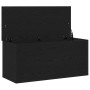 Caja de Almacenamiento con Tapa Madera Negro 100x42x46 cm Madera Elaborada de , Baúles de almacenamiento - Ref: Foro24-862293...