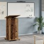 Podio de Conferencias con Ruedas de Madera Vieja y Madera Elaborada de , Escritorios - Ref: Foro24-862297, Precio: 130,52 €, ...