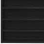 Mueble de exhibición montado en la pared de  en madera de roble negro | Foro24.es | Tu tienda online para hogar, jardín y más Foro24.es