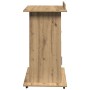 Podio de Conferencia con Ruedas de madera de roble artesanal de , Escritorios - Ref: Foro24-862298, Precio: 130,52 €, Descuen...