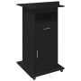 Podio de Lectura con Ruedas de Madera de Roble Negro de , Escritorios - Ref: Foro24-862299, Precio: 140,07 €, Descuento: %