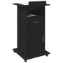 Podio de Lectura con Ruedas de Madera de Roble Negro de , Escritorios - Ref: Foro24-862299, Precio: 140,07 €, Descuento: %