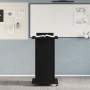Podio de Lectura con Ruedas de Madera de Roble Negro de , Escritorios - Ref: Foro24-862299, Precio: 140,07 €, Descuento: %