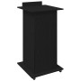 Podio de Lectura con Ruedas de Madera de Roble Negro de , Escritorios - Ref: Foro24-862299, Precio: 140,07 €, Descuento: %
