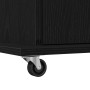 Podio de Lectura con Ruedas de Madera de Roble Negro de , Escritorios - Ref: Foro24-862299, Precio: 140,07 €, Descuento: %