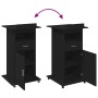 Podio de Lectura con Ruedas de Madera de Roble Negro de , Escritorios - Ref: Foro24-862299, Precio: 140,07 €, Descuento: %