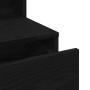 Mesa de Tocador con Espejo y Luces LED de Madera de Roble Negro de , Tocadores para dormitorios - Ref: Foro24-862302, Precio:...