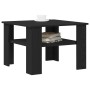 Mesa de café negra de roble 60x60x42 cm, hecha de madera de , Mesas de centro - Ref: Foro24-862406, Precio: 52,51 €, Descuent...