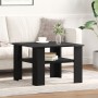Mesa de café negra de roble 60x60x42 cm, hecha de madera de , Mesas de centro - Ref: Foro24-862406, Precio: 52,51 €, Descuent...