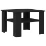 Mesa de café negra de roble 60x60x42 cm, hecha de madera de , Mesas de centro - Ref: Foro24-862406, Precio: 52,51 €, Descuent...