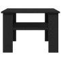 Mesa de café negra de roble 60x60x42 cm, hecha de madera de , Mesas de centro - Ref: Foro24-862406, Precio: 52,51 €, Descuent...